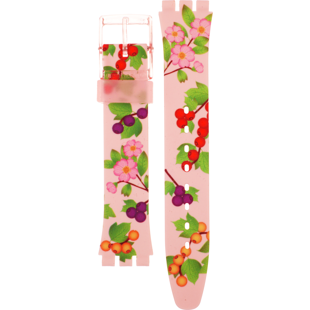 Swatch Plastic - Originals Medium (34mm) /Access/Solar/Musicall/Stop - G/SK/SL/SR/SS/SO28 AGP150 GP150 Merry Berry Horlogeband