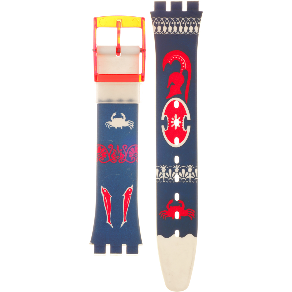 Swatch Plastic - Originals Medium (34mm) /Access/Solar/Musicall/Stop - G/SK/SL/SR/SS/SO28 AGR111 GR111 Tedophorus band