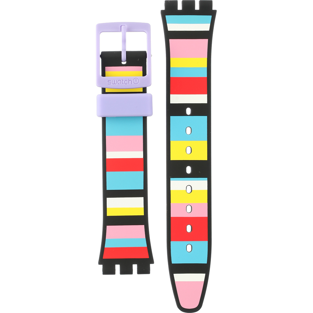 Swatch Plastic - Originals Medium (34mm) /Access/Solar/Musicall/Stop - G/SK/SL/SR/SS/SO28 AGZ341 GZ341 Necessary Focus Horlogeband