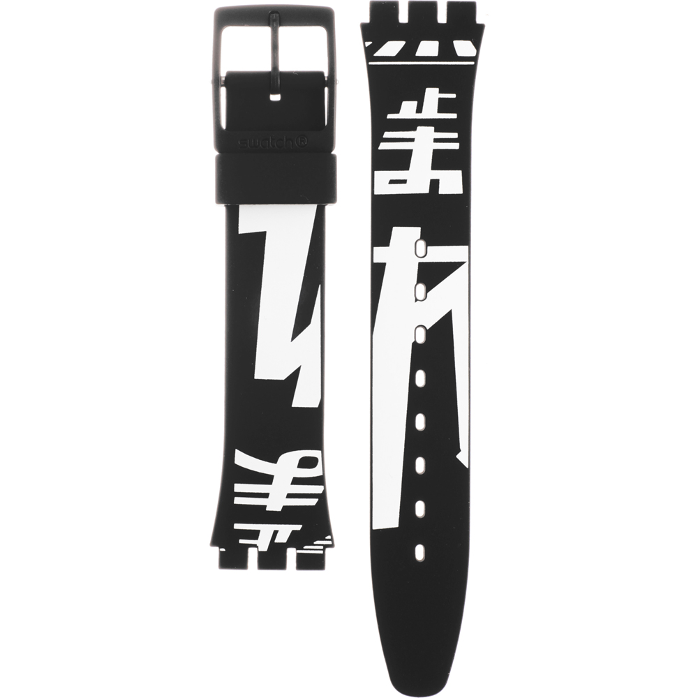Swatch Plastic - Originals Medium (34mm) /Access/Solar/Musicall/Stop - G/SK/SL/SR/SS/SO28 AGB279 GB279 Japan Road Horlogeband