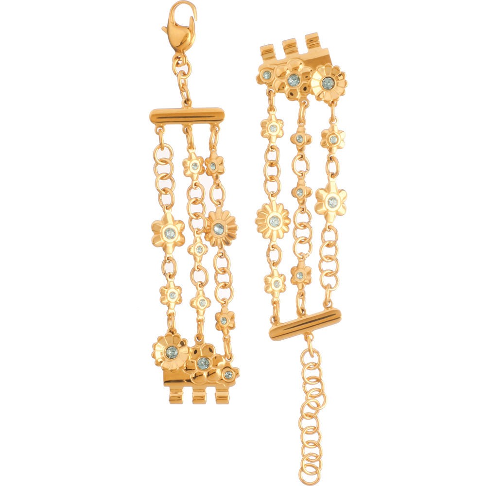 Swatch Plastic - Originals Small (25mm) - L ALK341G LK341G Golden Flower Band
