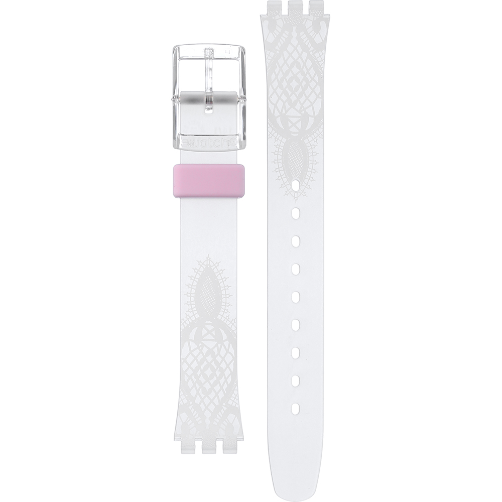 Swatch Plastic - Originals Small (25mm) - L ALK394 LK394 Dentellina Horlogeband