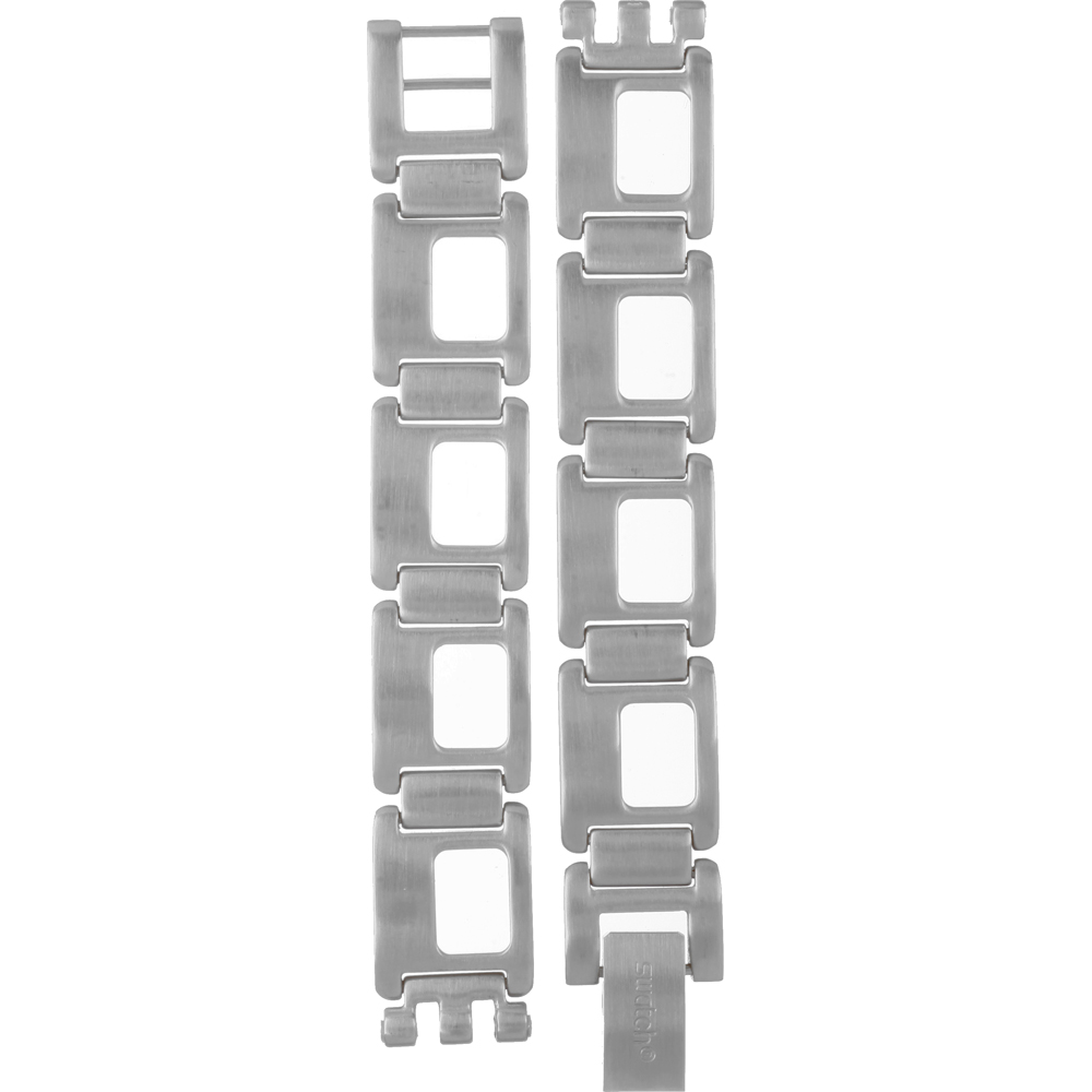 Swatch Plastic - Originals Small (25mm) - L ALM119 LM119 Silver Cobbles Horlogeband