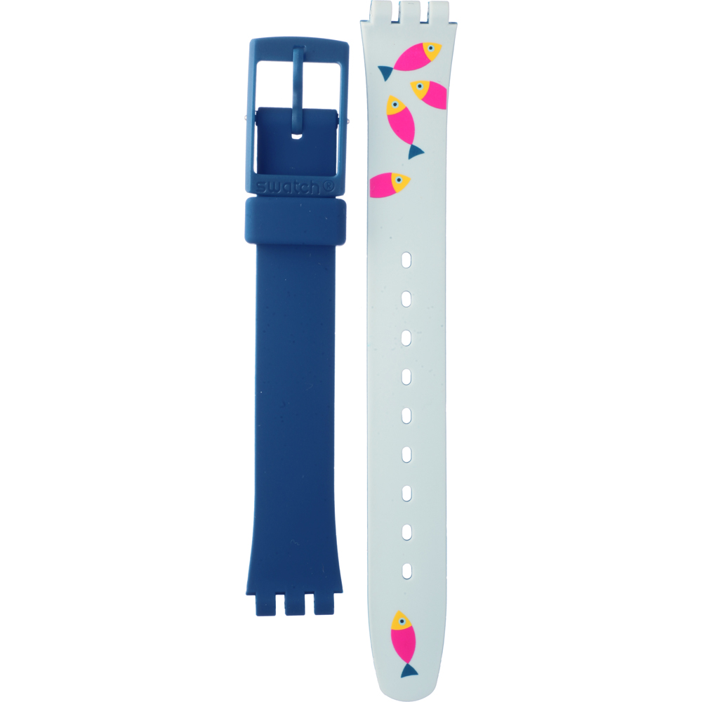 Swatch Plastic - Originals Small (25mm) - L ALN152 LN152 Fish Me Baby Horlogeband
