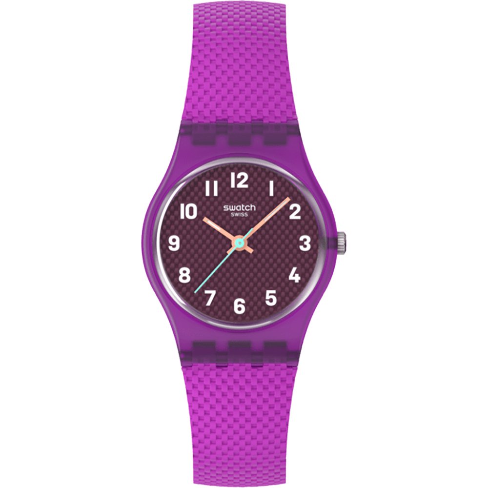 Swatch Originals Small (25mm) LV122 Magenta Weave Horloge