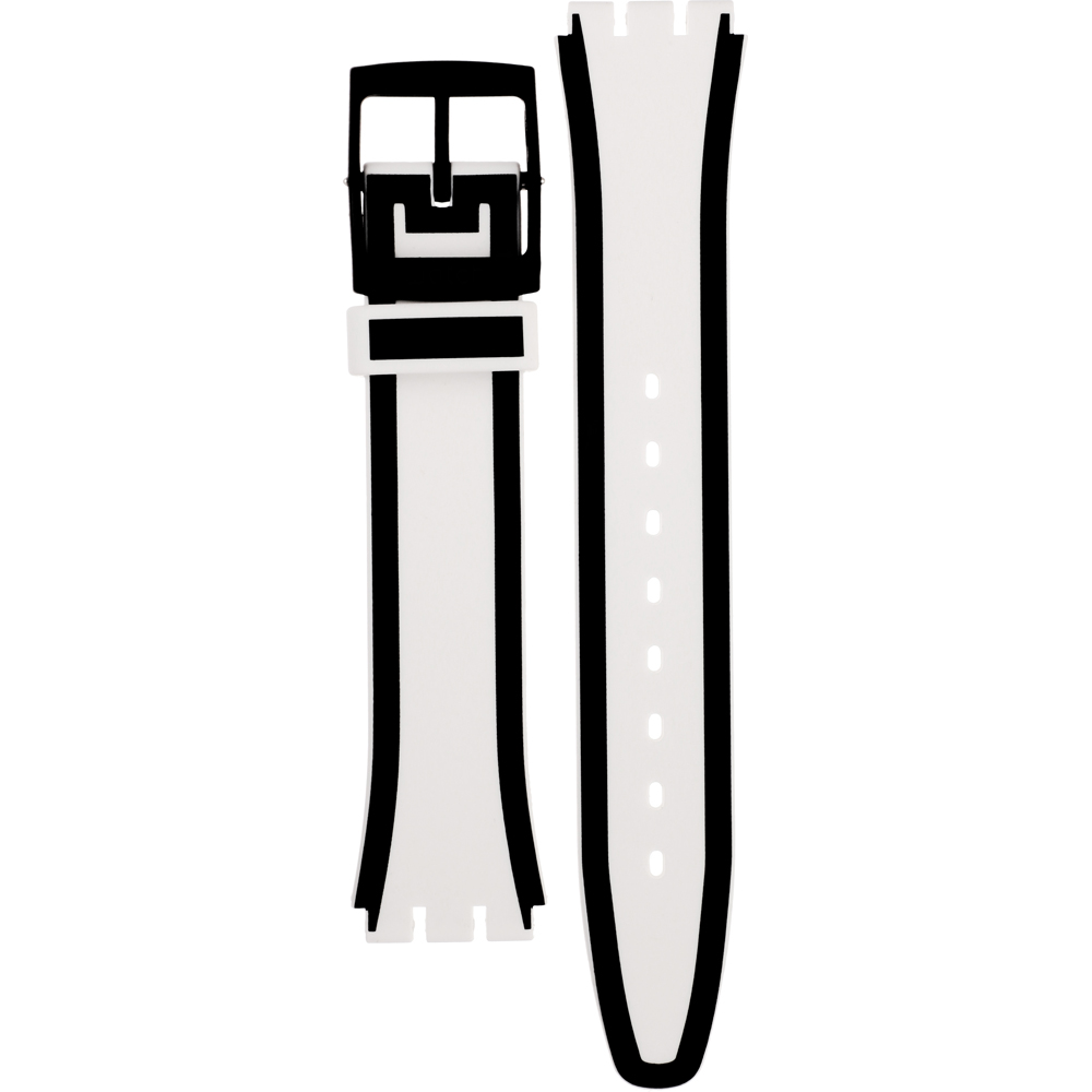 Swatch Plastic - Originals Medium (34mm) /Access/Solar/Musicall/Stop - G/SK/SL/SR/SS/SO28 AGW167 GW167 Net Line Horlogeband