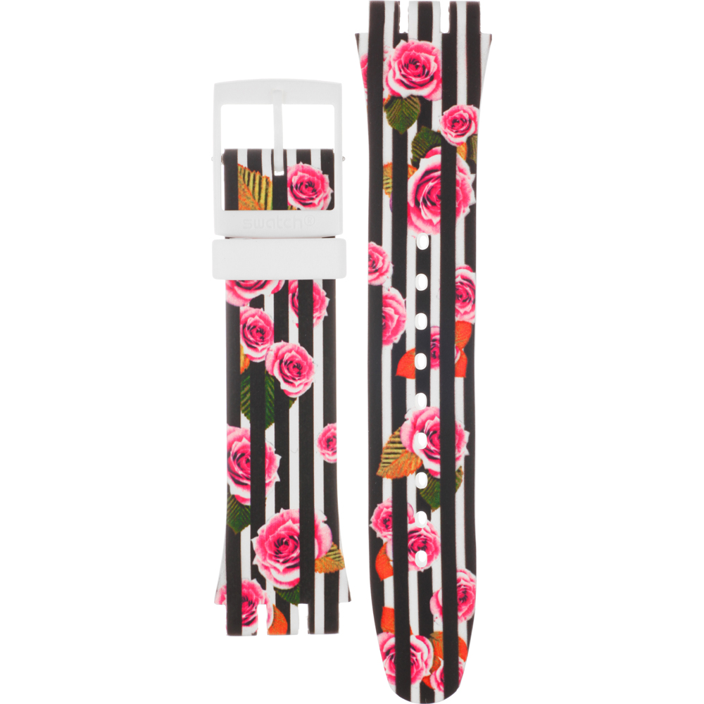 Swatch Plastic - Originals Large (41mm) SUO/SO29/SO32 ASUOW110 SUOW110 Rose Explosion Horlogeband
