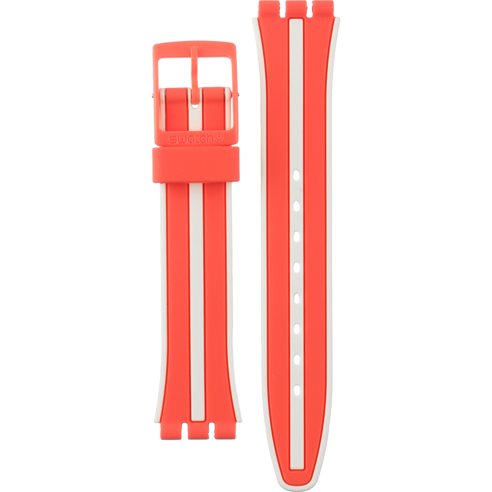 Swatch Plastic - Originals Medium (34mm) /Access/Solar/Musicall/Stop - G/SK/SL/SR/SS/SO28 AGR709 GR709 Sanguinello Horlogeband