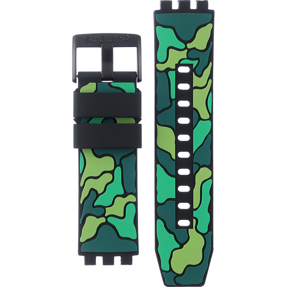 Swatch Plastic - BigBold - SB0/SO27 ASB02B409 SB02B409 Escapejungle Horlogeband