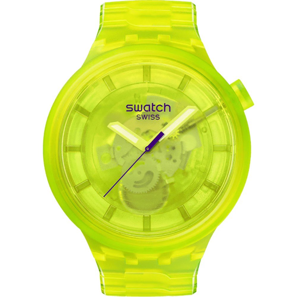 Swatch Big Bold SB05J103 Yellow Joy Horloge