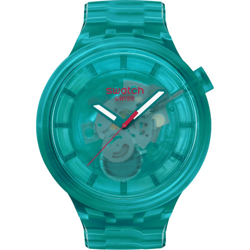 Swatch Big Bold SB05L101 Turquoise Joy Horloge