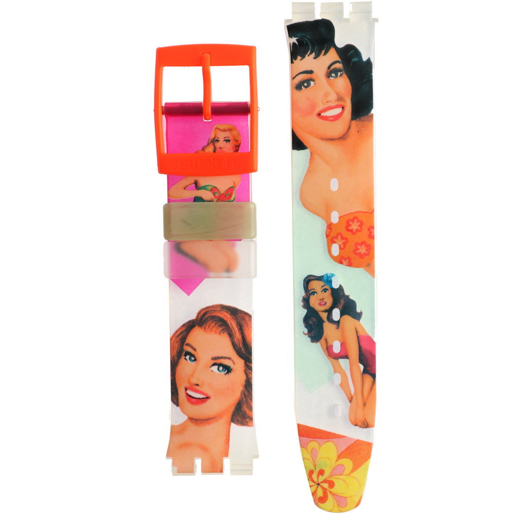 Swatch Plastic - Auto/Scuba/Chrono - SA/SC/SD/SE/SH/SO/ST ASDG104 SDG104 Beach Virgin band