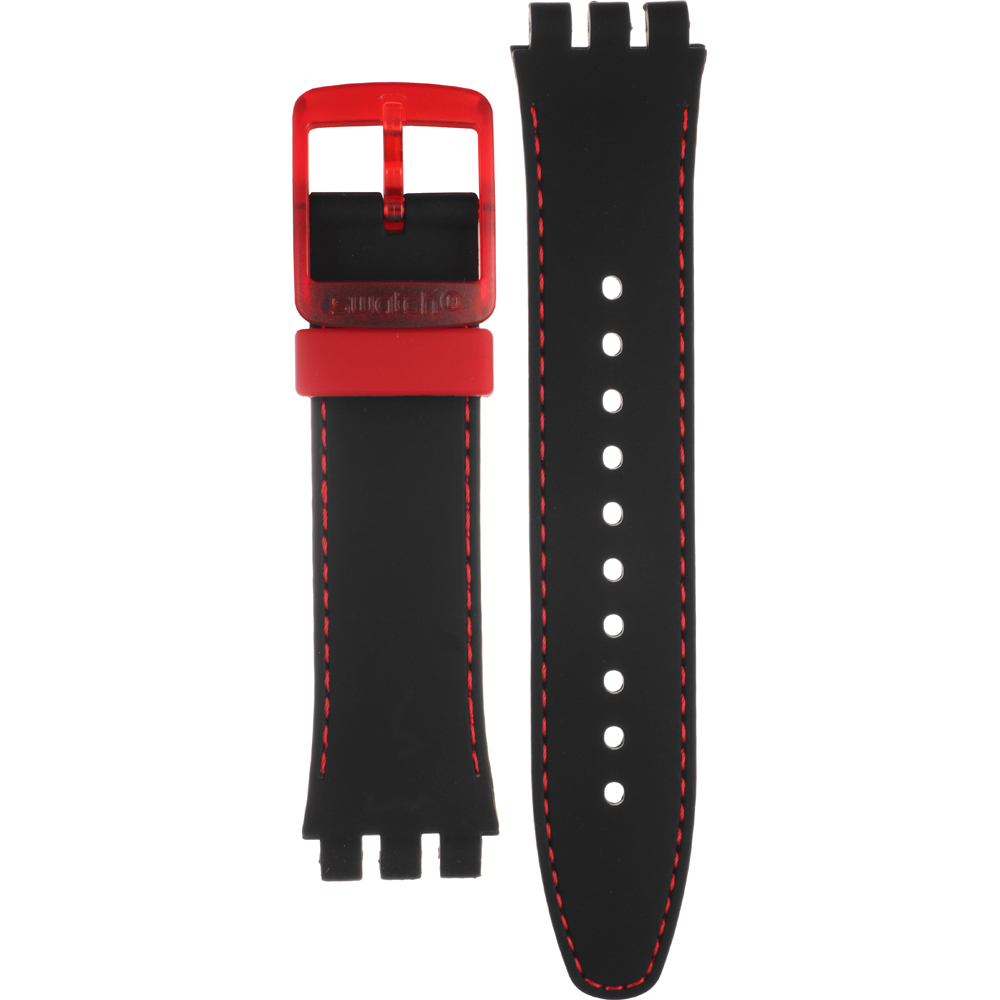 Swatch Plastic - Sistem 51 - SUT/SO30 ASUTR400 SUTR400 Sistem Red Horlogeband
