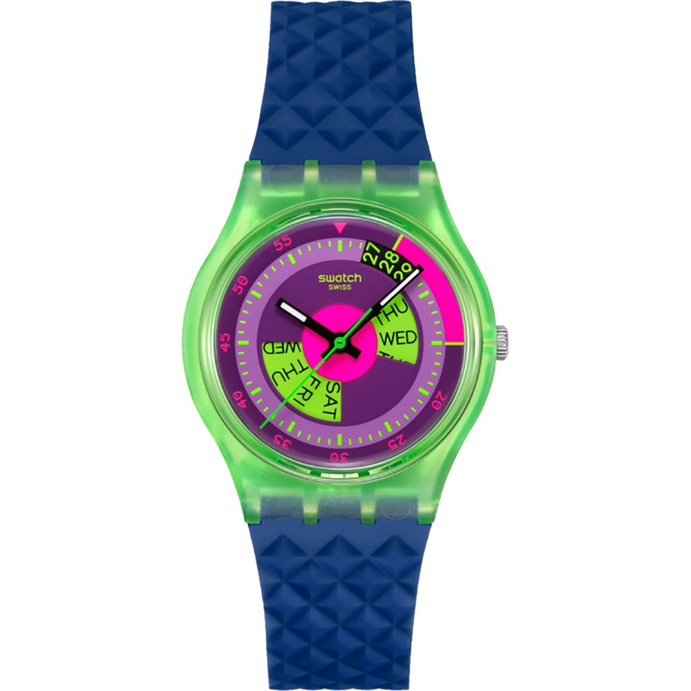 Swatch Originals Medium (34mm) SO28G704 Neon Skychart Horloge