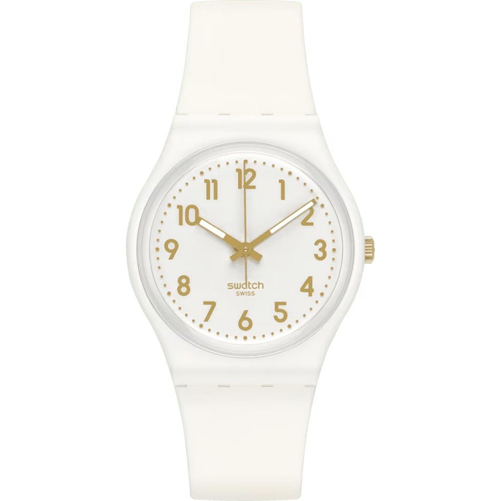 Swatch Originals Medium (34mm) SO28W106-S14 White Bishop Horloge