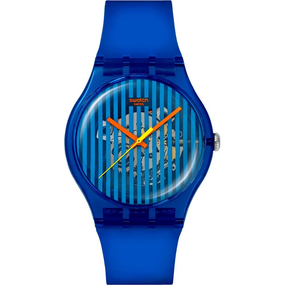 Swatch Originals Large (41mm) SO29S102 Brilliantly Blue Horloge