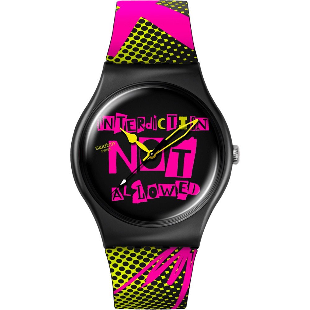 Swatch Originals Large (41mm) SO32B121 Distort Mode Horloge