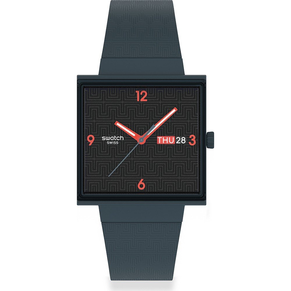 Swatch What If - Square SO34M701 Squared Off Horloge