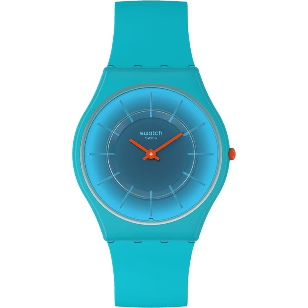 Swatch Skin SS08N114 Radiantly teal Horloge