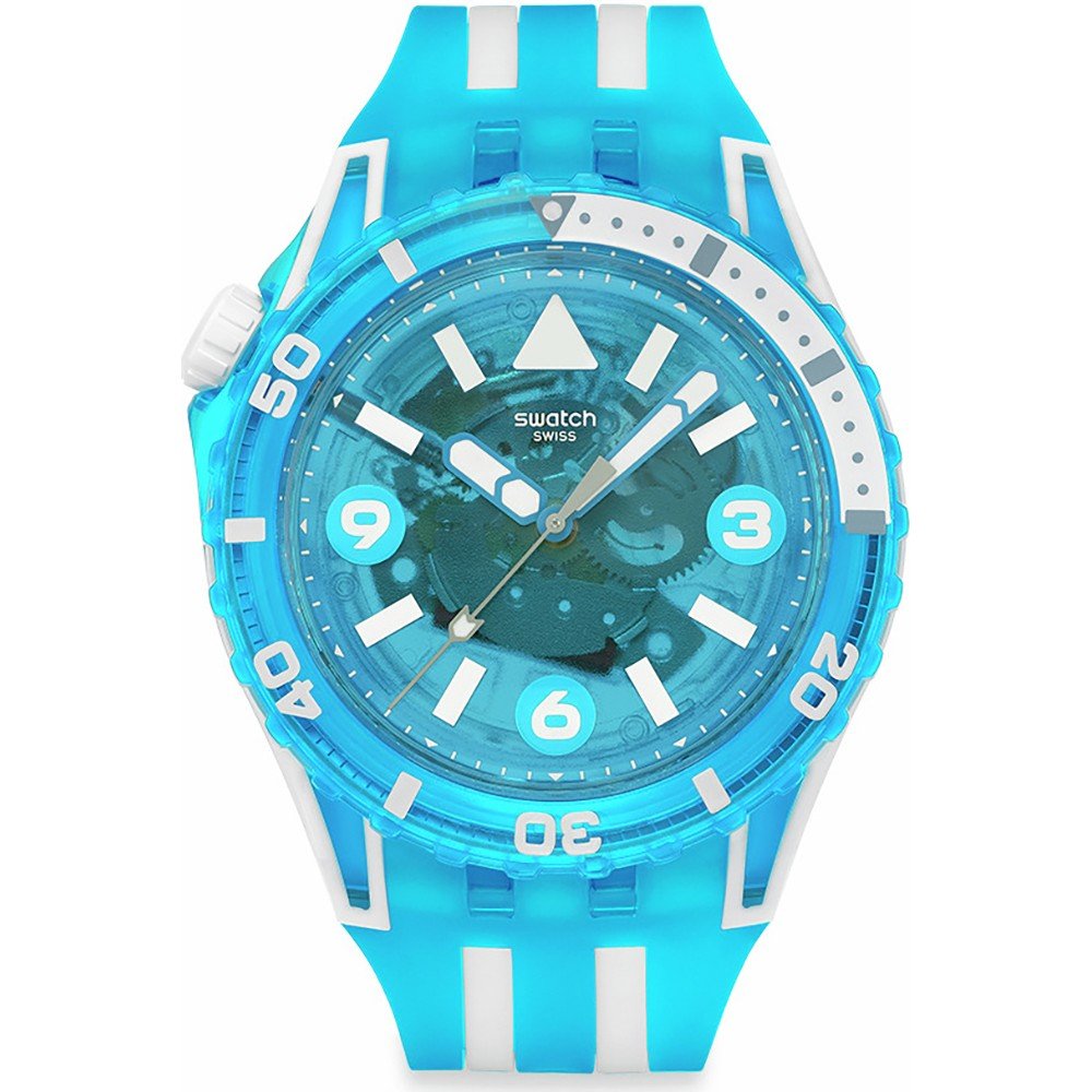 Swatch SCUBAQUA SSCU09S100 Blue Fire Horloge