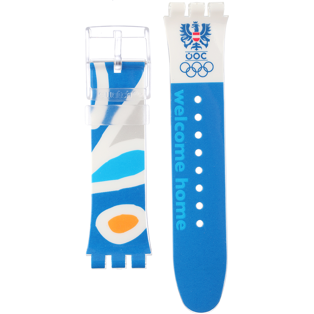 Swatch Plastic - X-Large - Sud ASUDK106AO SUDK106AO Noc Athens 2004 Austria Band