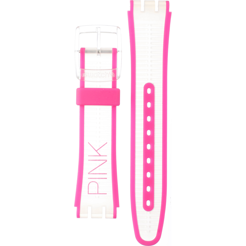 Swatch Plastic - Jelly In Jelly - SUJ ASUJK103 SUJK103 Pink Sea Horlogeband