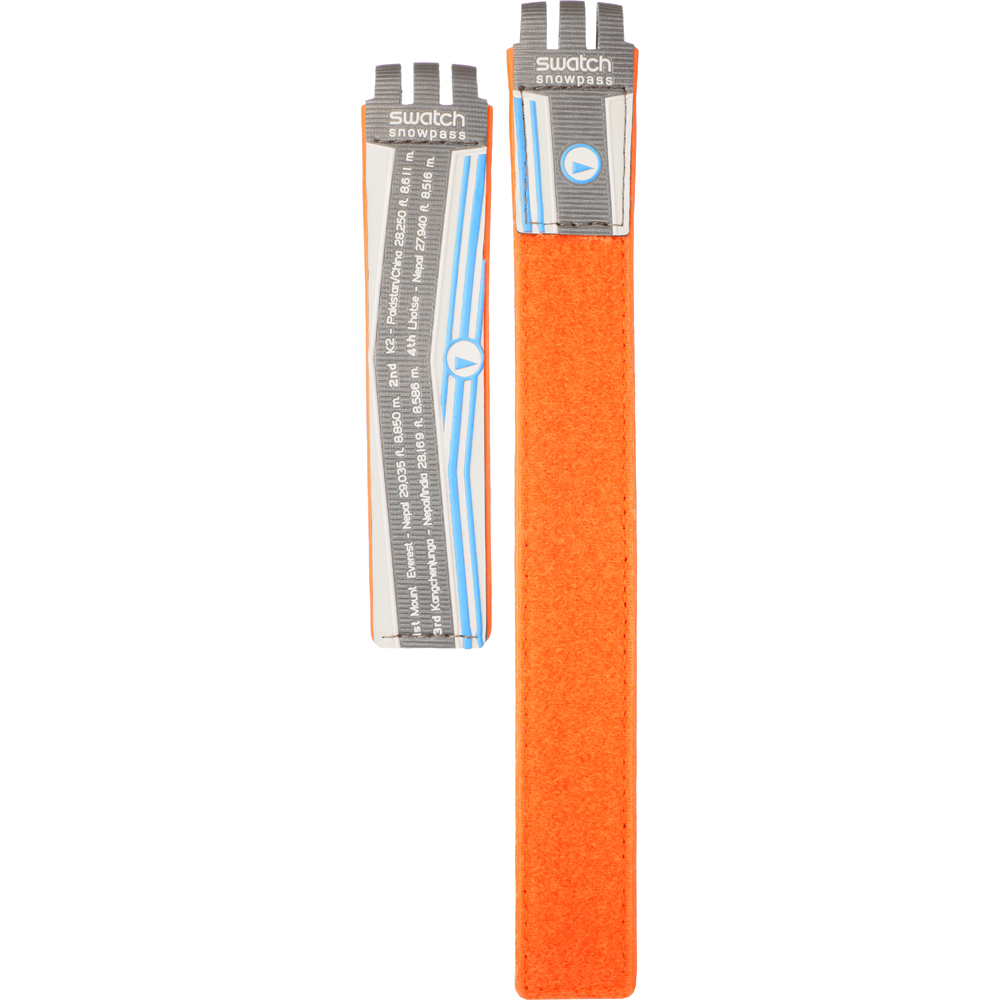 Swatch Plastic - Fun Scuba/Boarder - SUG/SUL ASULN101 SULN101 Jeux De Ligne Horlogeband