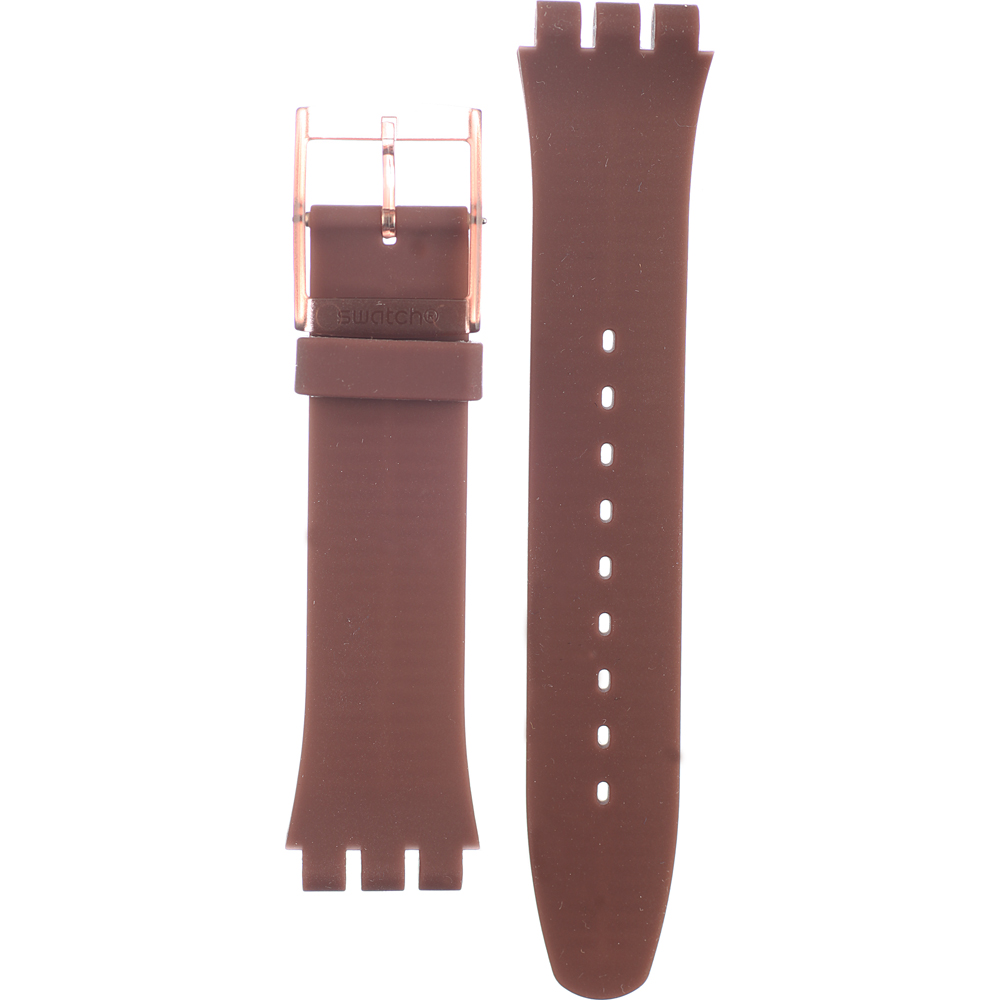 Swatch Plastic - Originals Large (41mm) SUO/SO29/SO32 ASUOC703 SUOC703 Cacao Rebel Horlogeband