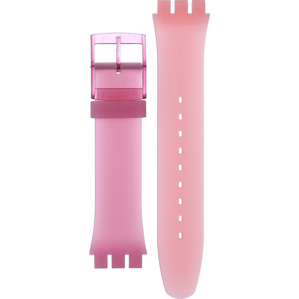 Swatch Plastic - Originals Large (41mm) SUO/SO29/SO32 ASUOK151 SUOK151 Supercharged pinks Horlogeband