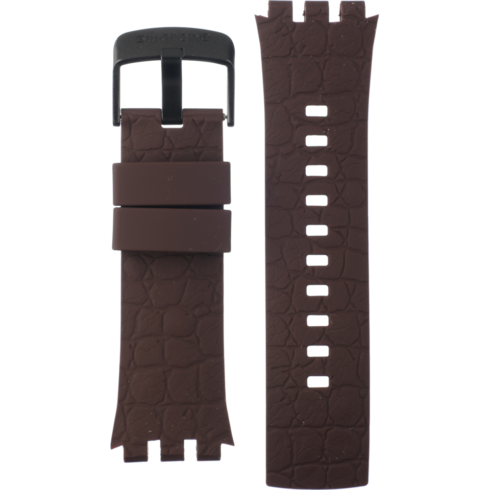 Swatch Plastic - Touch Digi SU/SV ASURB113 SURB113 Brown Tip Horlogeband