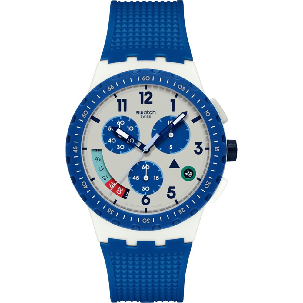 Swatch New Chrono Plastic SUSM409 It's Time! Horloge
