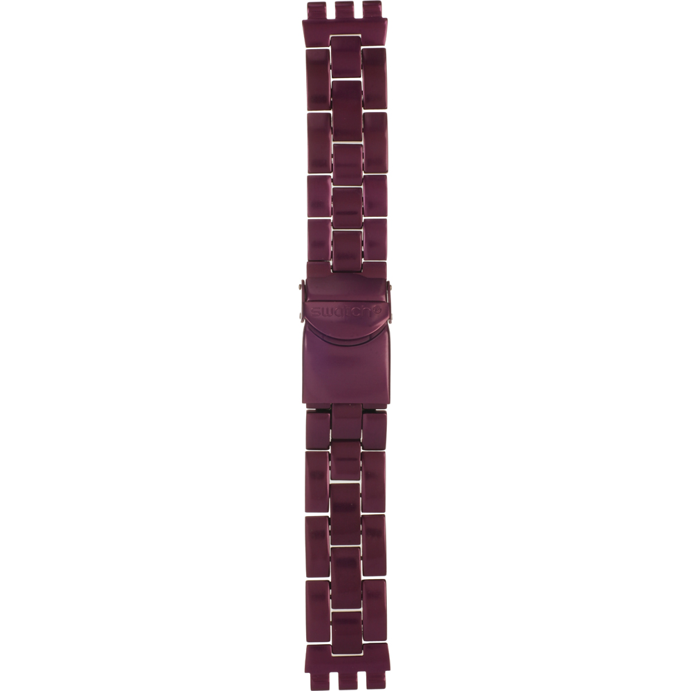 Swatch Mixed Materials - Diaphane - SVA/SVB/SVC/SVD ASVCK4048AG SVCK4048AG Full-Blooded Blueberry Horlogeband