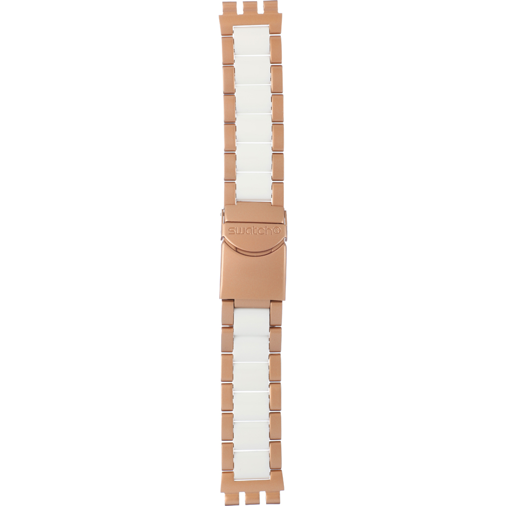 Swatch Mixed Materials - Diaphane - SVA/SVB/SVC/SVD ASVCK4080AG SVCK4080AG Hat Trick Horlogeband