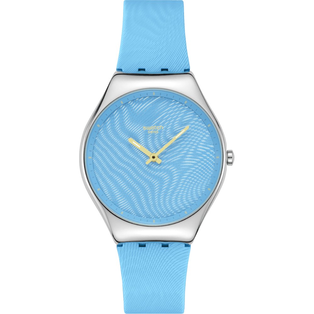 Swatch Skin Irony SYXS164 Iridescently blue Horloge