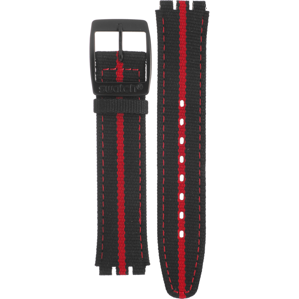 Swatch Irony - Big - YG + Scuba - YD AYGB7000 YGB7000 The Prince Of Red Stripe Horlogeband