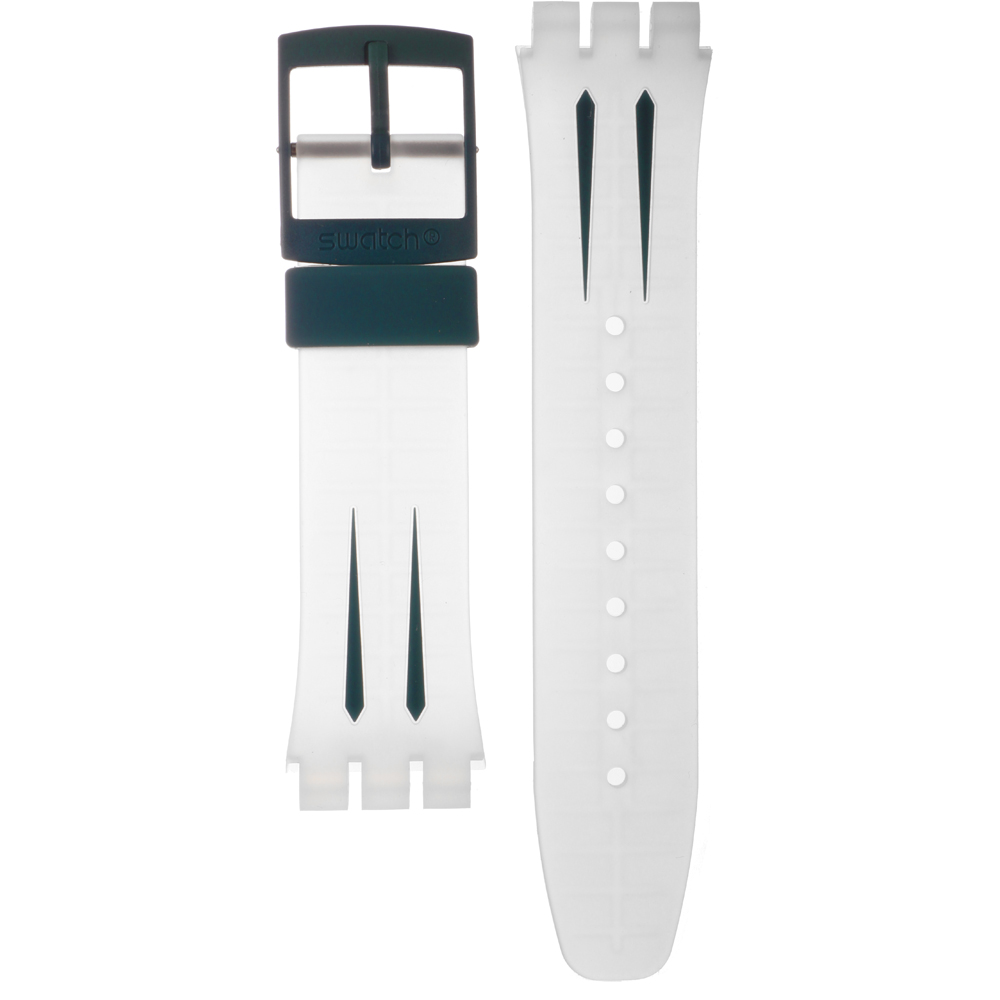 Swatch Plastic - Scuba Libre - SUU ASUUK402 SUUK402 Voile Blanche Horlogeband