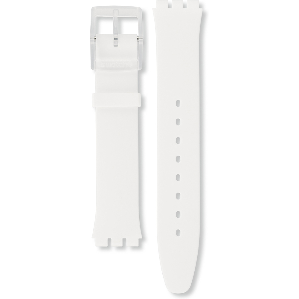 Swatch Plastic - Skin Small 33.7mm - SF/SI/SS08/SS09 ASFK360 SFK360 White Classiness Horlogeband