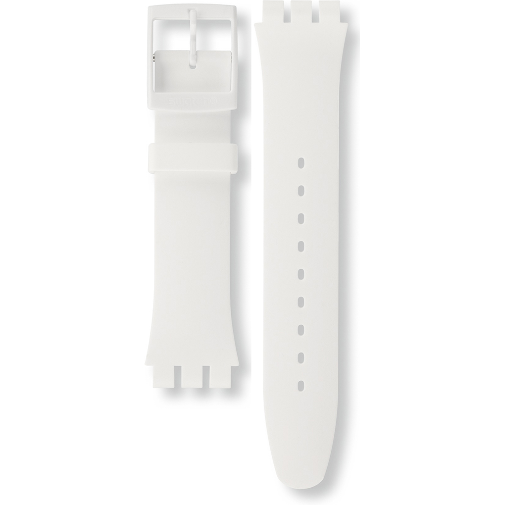 Swatch Plastic - Originals Large (41mm) SUO/SO29/SO32 ASUOW701 SUOW701 White Rebel Horlogeband