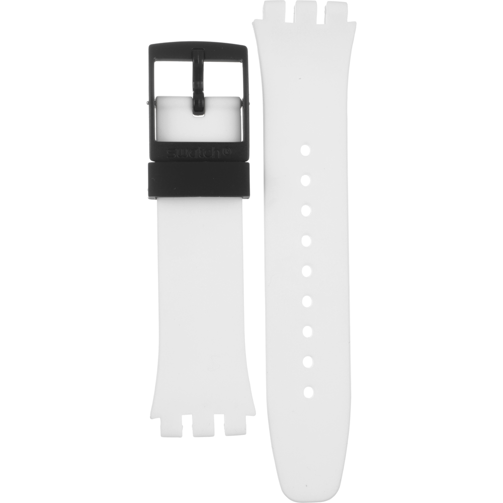 Swatch Plastic - New Chrono - SUS ASUSW406 SUSW406 Why Again Horlogeband