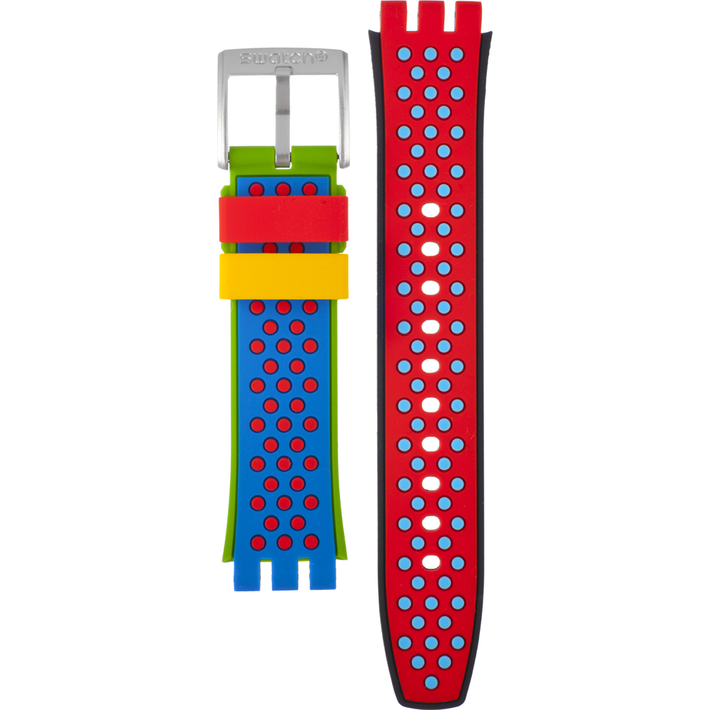 Swatch Mixed Materials - XLite - YE AYES4015 YES4015 Amarelho Horlogeband