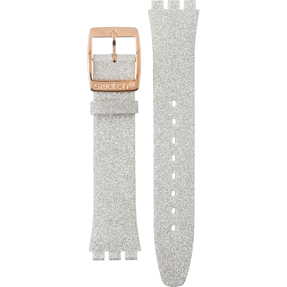 Swatch Irony - Medium - YL AYLG145 YLG145 Grey Sparkle band