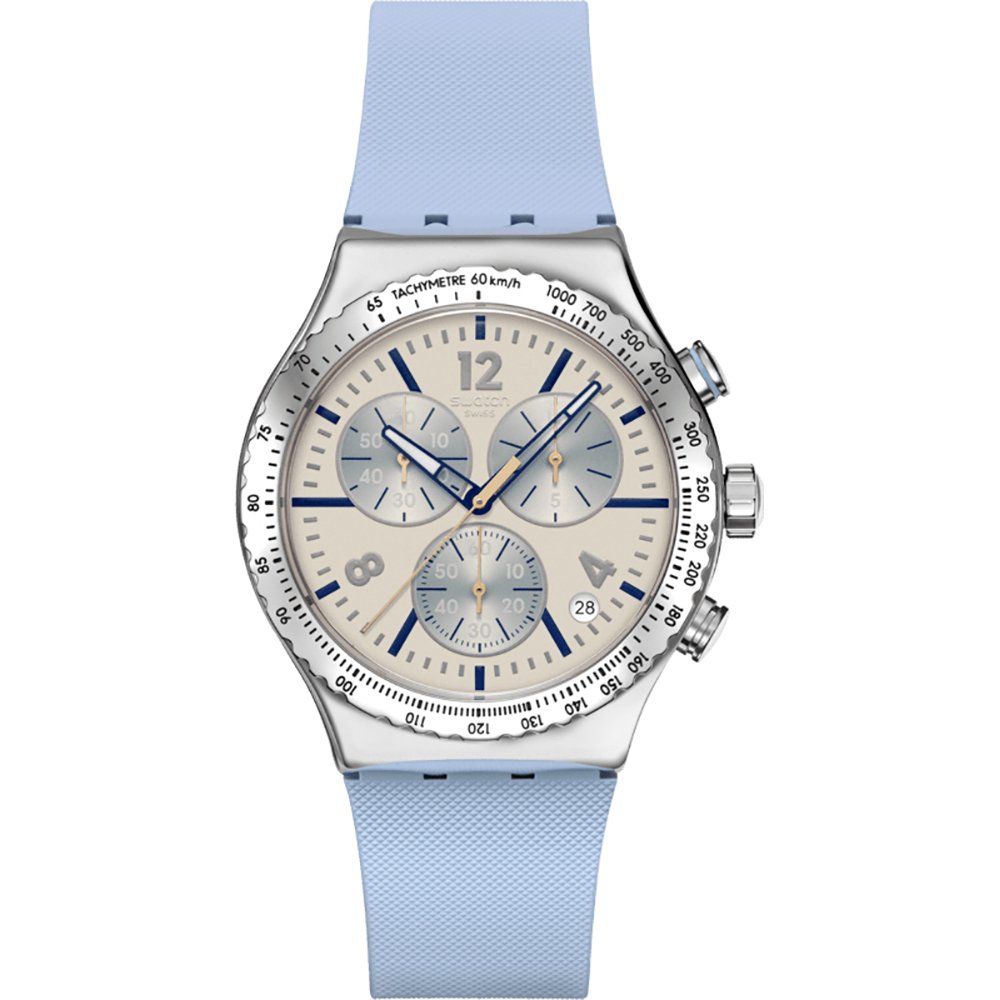 Swatch Irony - Chrono New YVS536 Blueshift glow Horloge