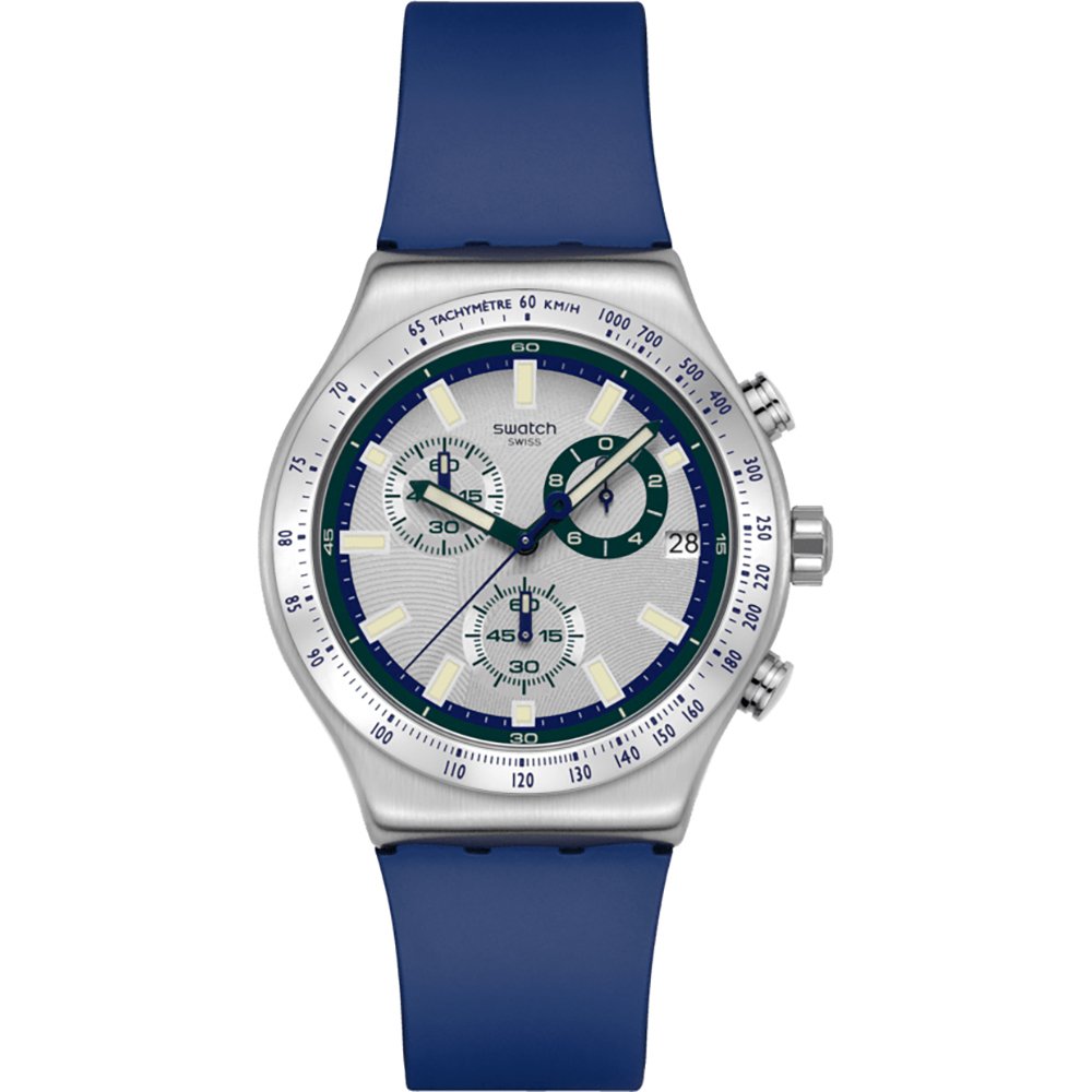Swatch Irony - Chrono New YVS539 Blue reflective Horloge