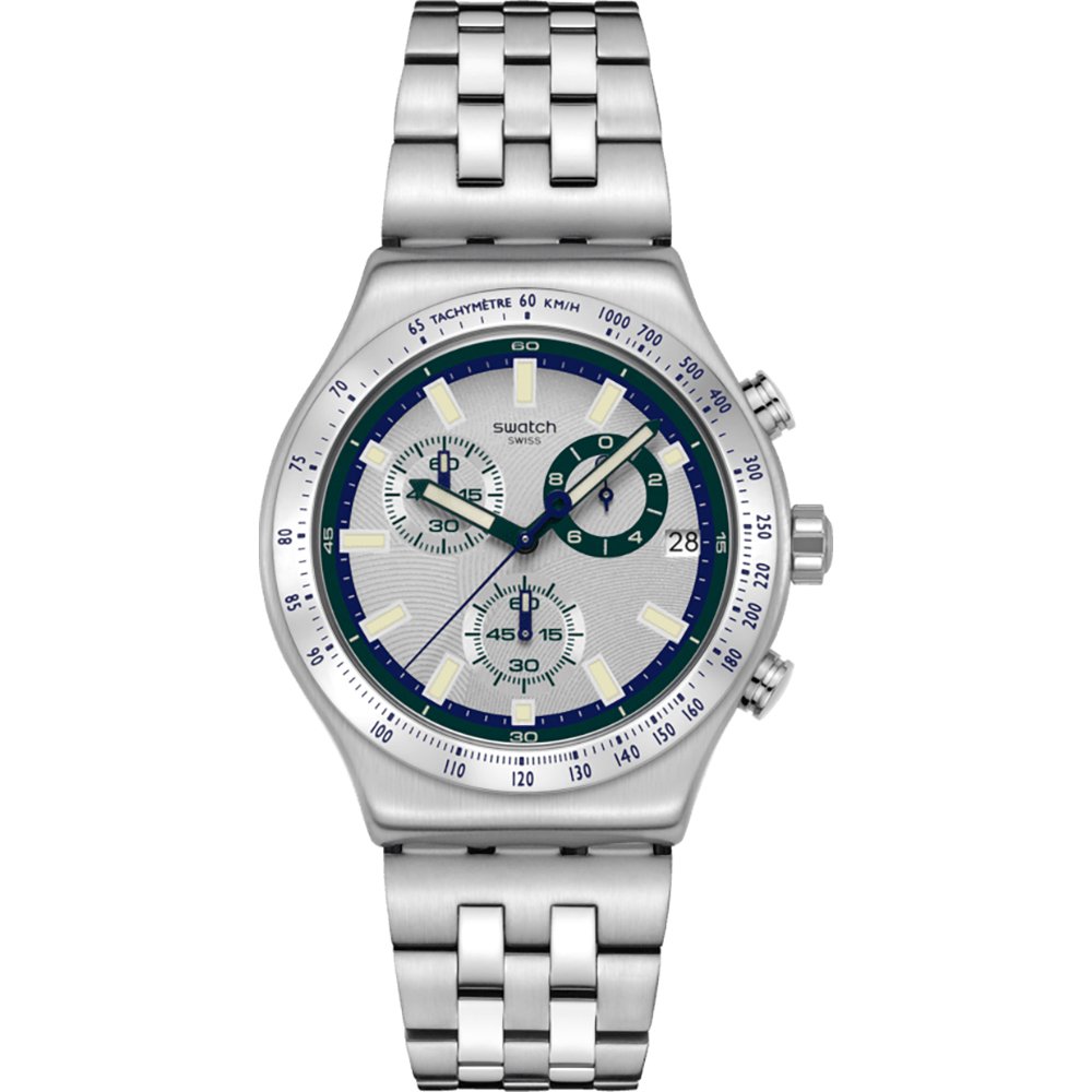 Swatch Irony - Chrono New YVS539G Midnight in the mirror Horloge