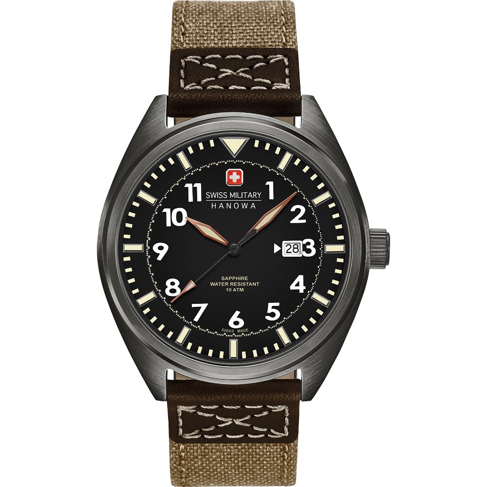 Swiss Military Hanowa Air 06-4258.30.007.02 Airborne Horloge