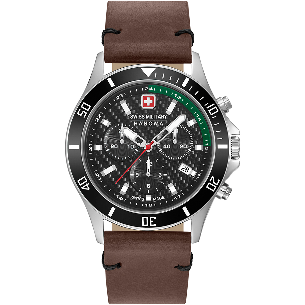 Swiss Military Hanowa Land 06-4337.04.007.06 Flagship Racer Chrono Horloge