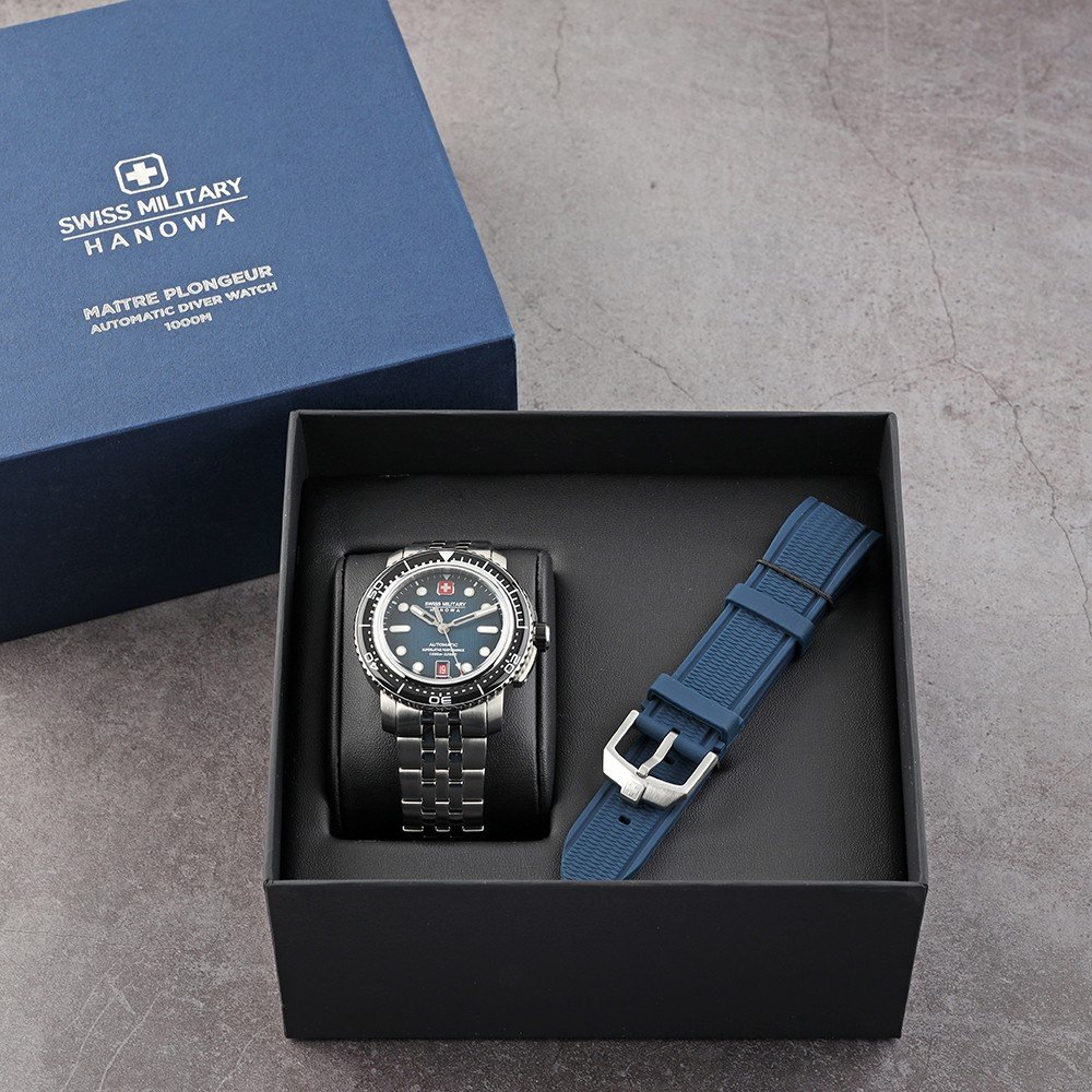 Swiss Military Hanowa Aqua SMWGL0002002-SET Maitre Plongeur Horloge