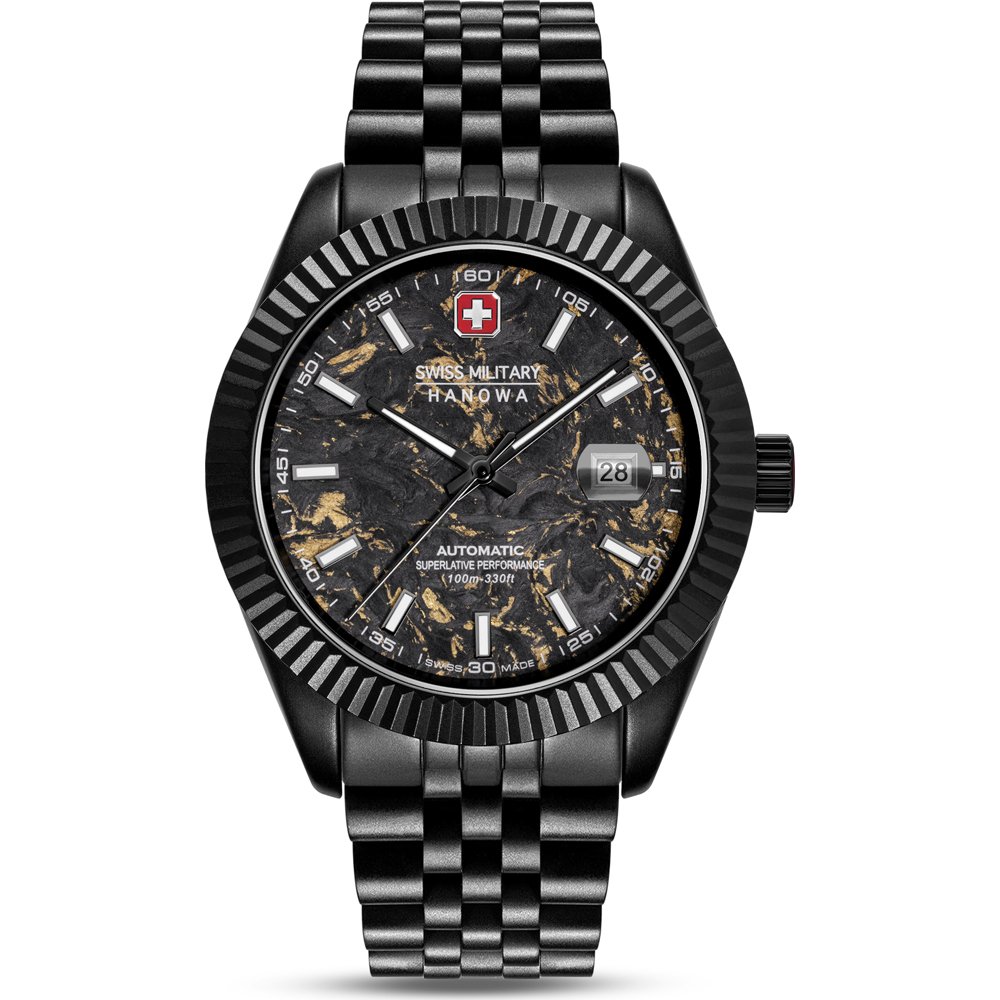Swiss Military Hanowa SMWGL0005531 Black Forged Horloge