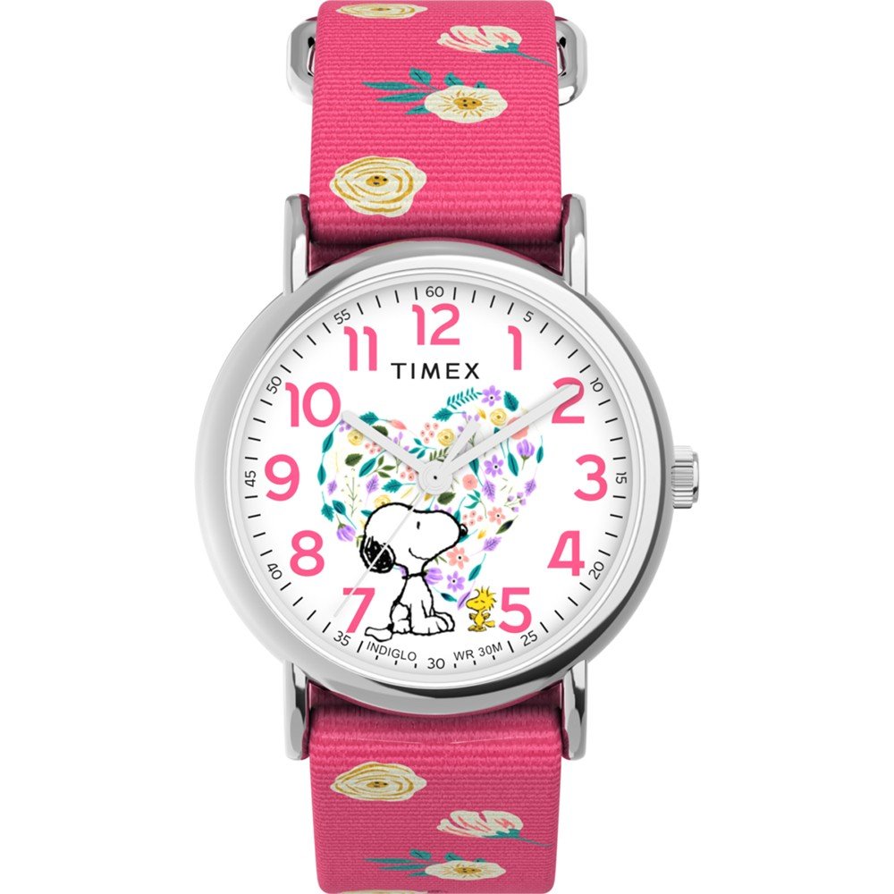 Timex X Peanuts TW2W83100 Timex X Peanuts - Weekender Horloge