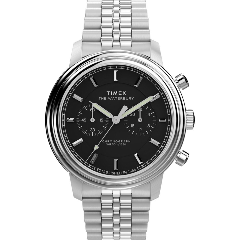 Timex Waterbury TW2Y23400 Waterbury Metropolitan Chronograph Horloge